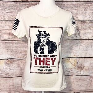 Rare Grunt Style Uncle Sam Tee Shirt Size M